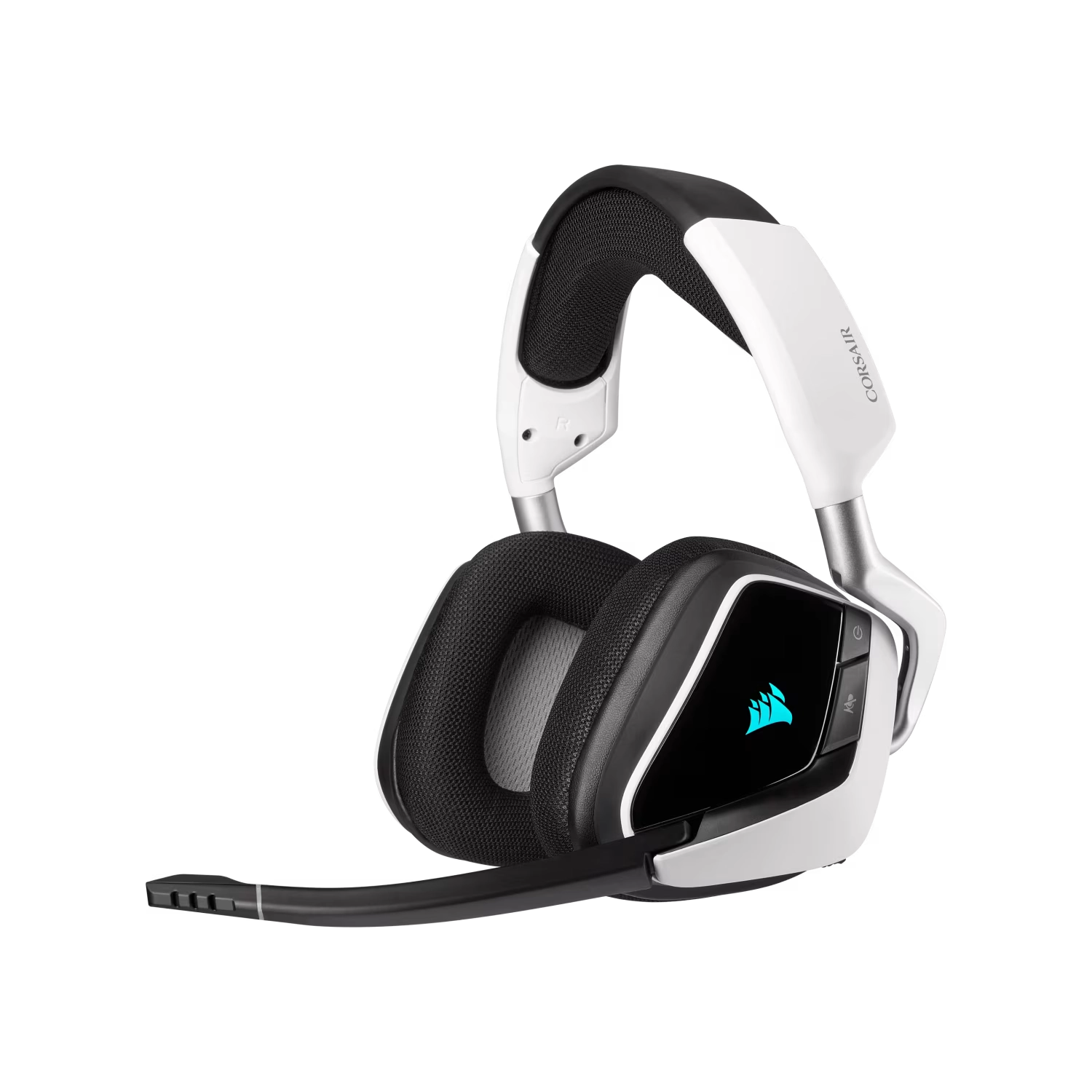 Auricular gaming Corsair void RGB elite Wireless 7.1 blanco
