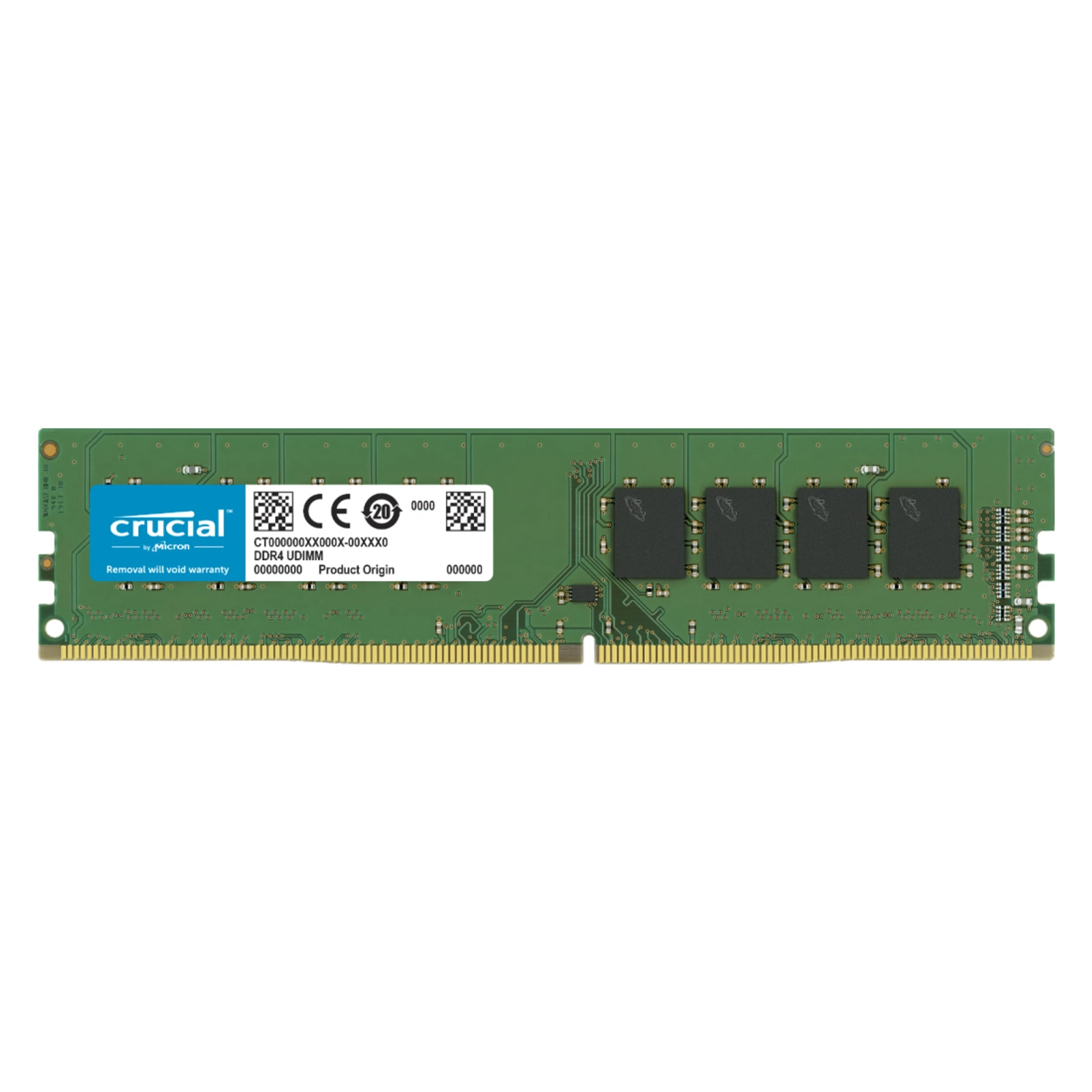 Memoria Ram UDIMM CRUCIAL CT 16GB DDR4 3200MHz CL22 1.20V Single Negro