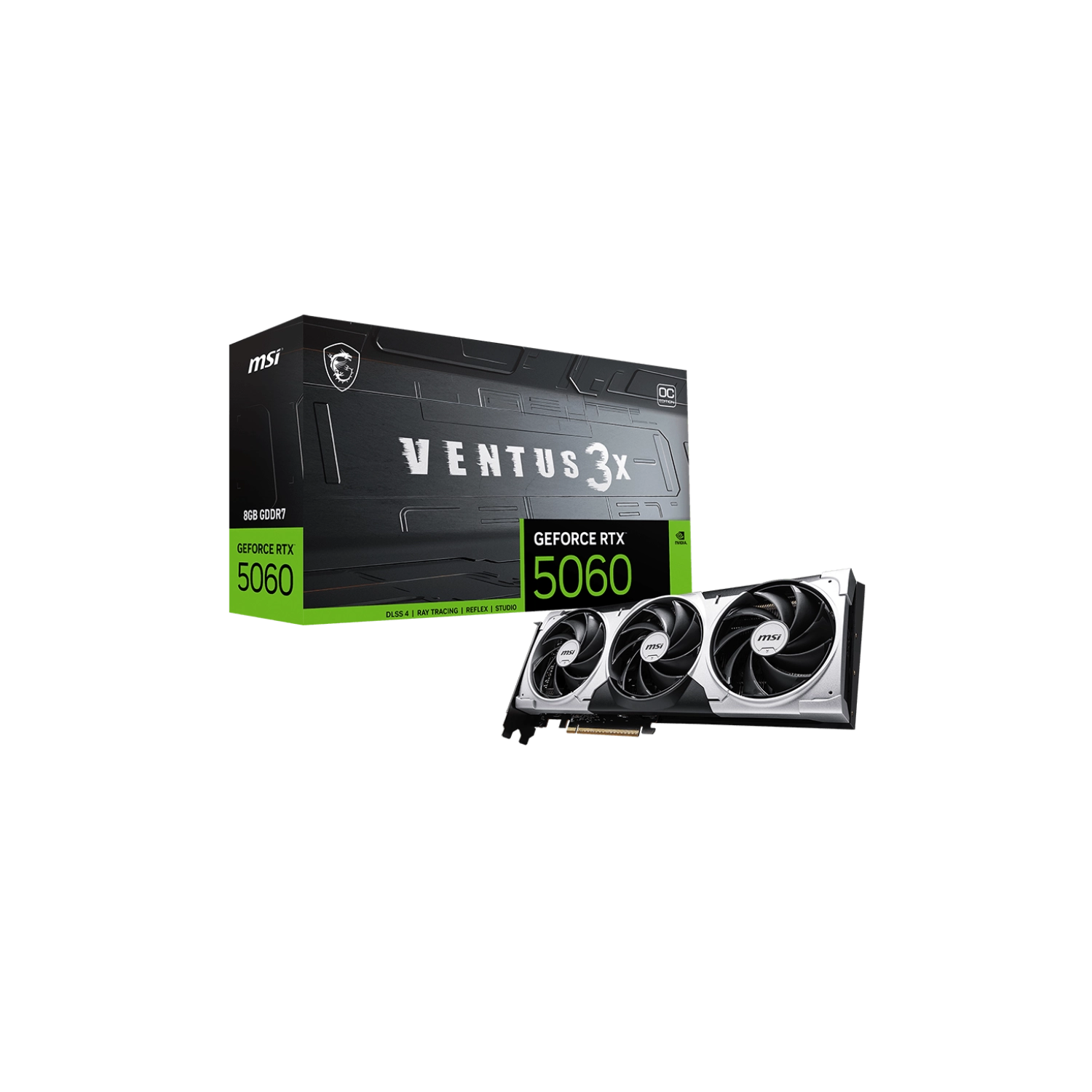Placa de Video MSI NVIDIA Geforce RTX 5060 8G VENTUS 3X OC
