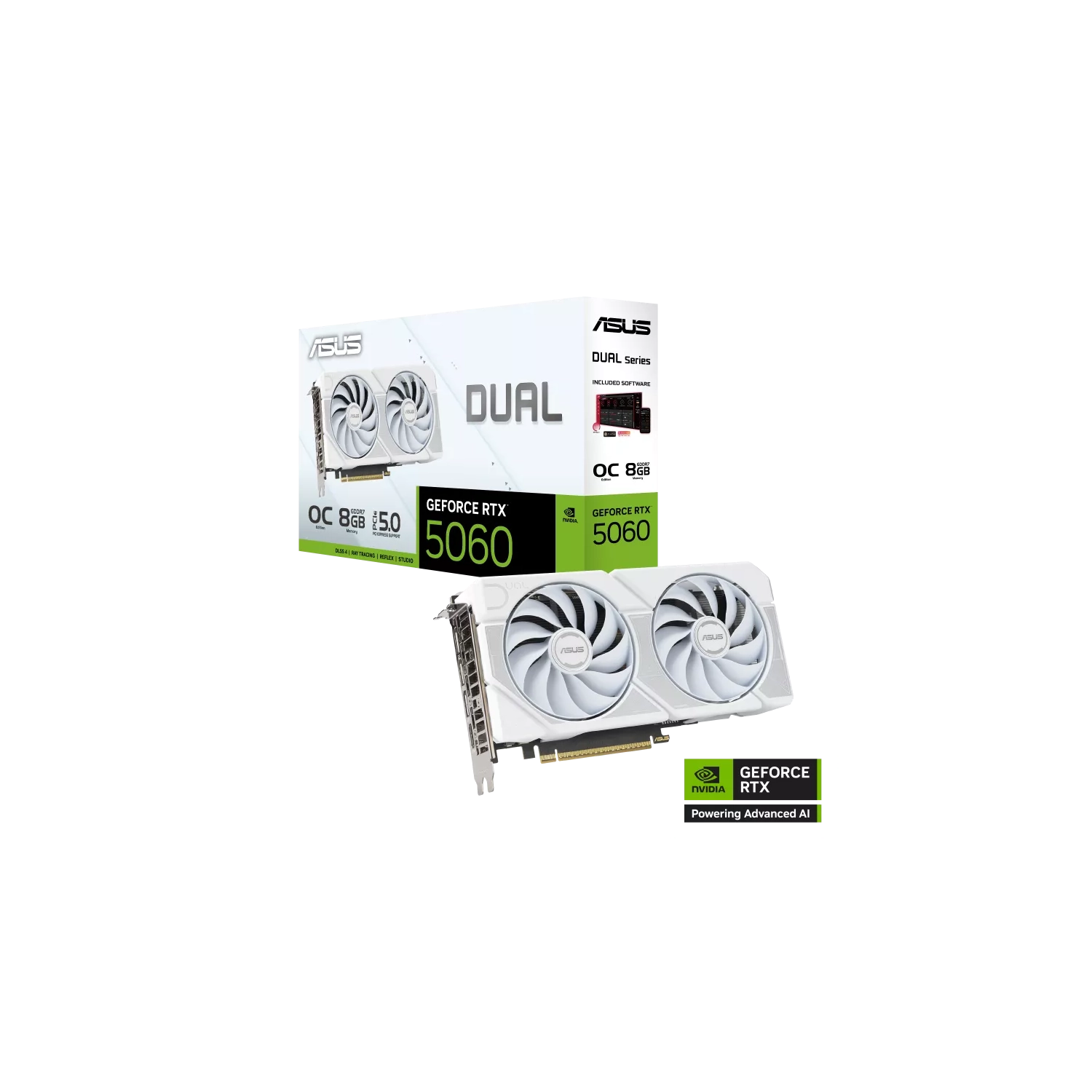 Placa de Video ASUS NVIDIA GeForce DUAL RTX5060 O8
