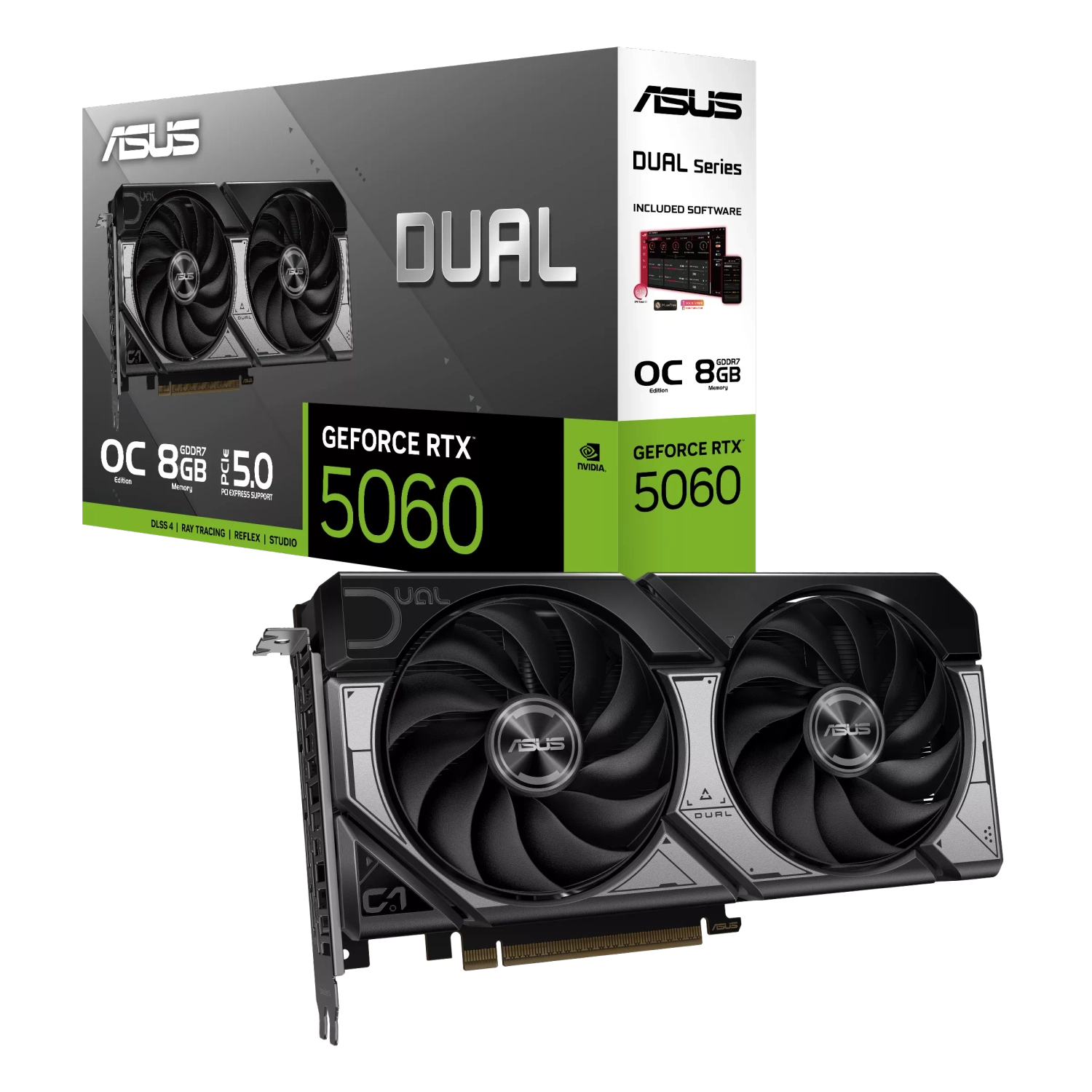 Placa de Video ASUS NVIDIA GeForce DUAL RTX5060 O8