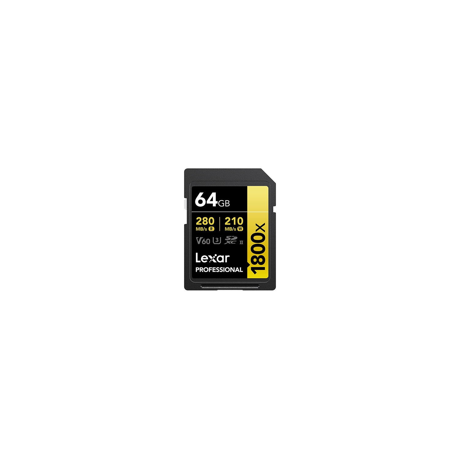 Tarjeta SDXC Lexar 1800X 64GB UHS-II  C10